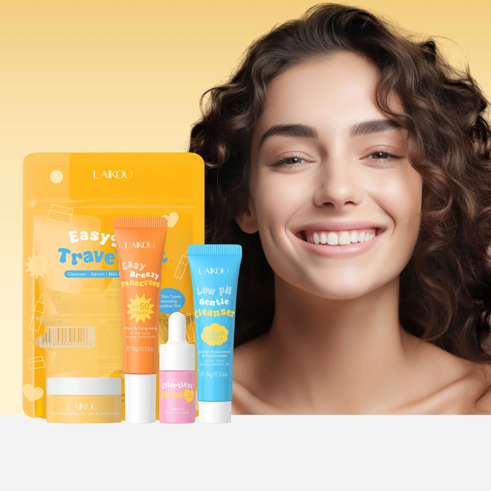 4PCS Laikou Ceramide Travel Su - đánh giá và giá Ceramide Moisturizer