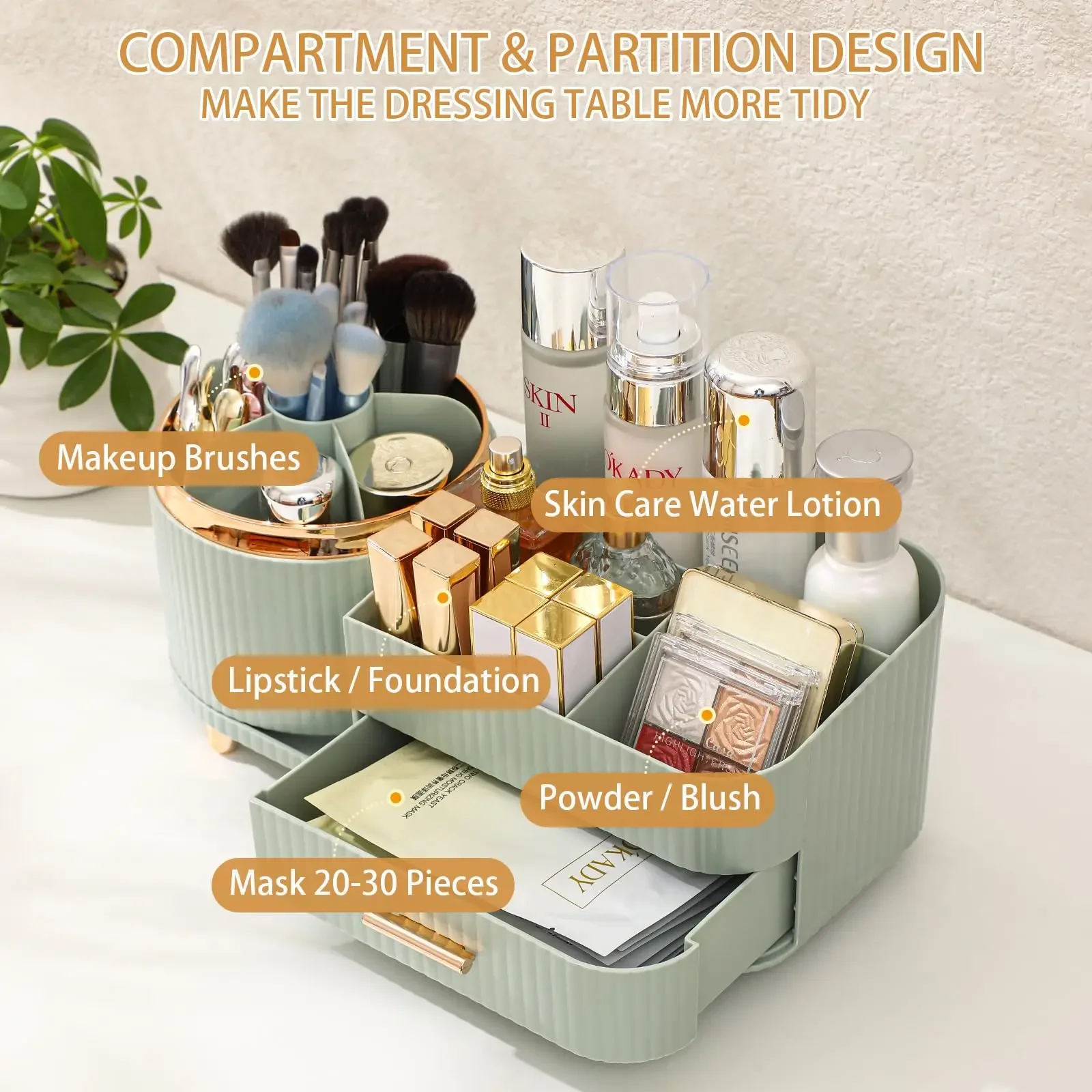 Makeup Brush Holder Large Capa - đánh giá và giá Skincare B Erl