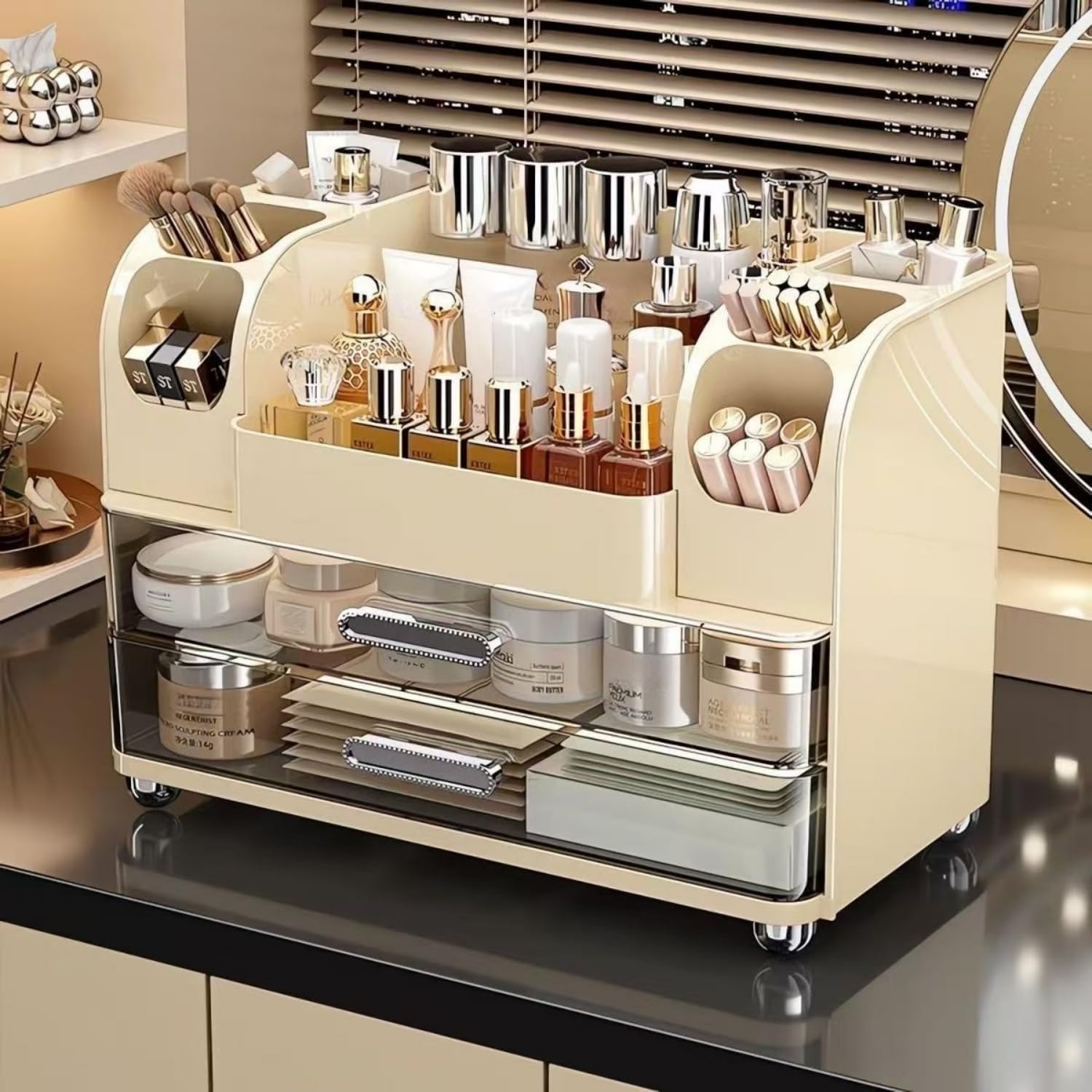 Makeup Organizer with Drawers  - đánh giá và giá Skincare B Erl