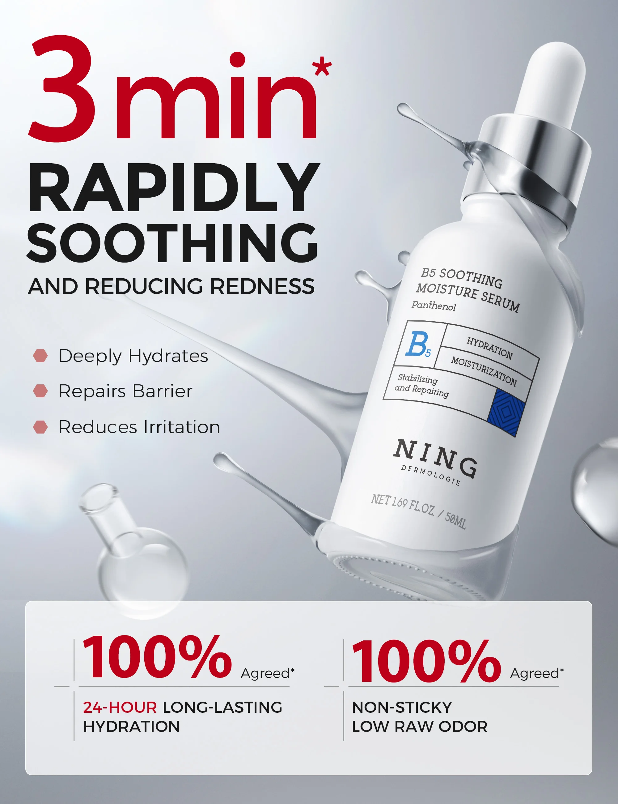 Vitamin B5 Serum – Hydrating,  - đánh giá và giá Ceramide Moisturizer