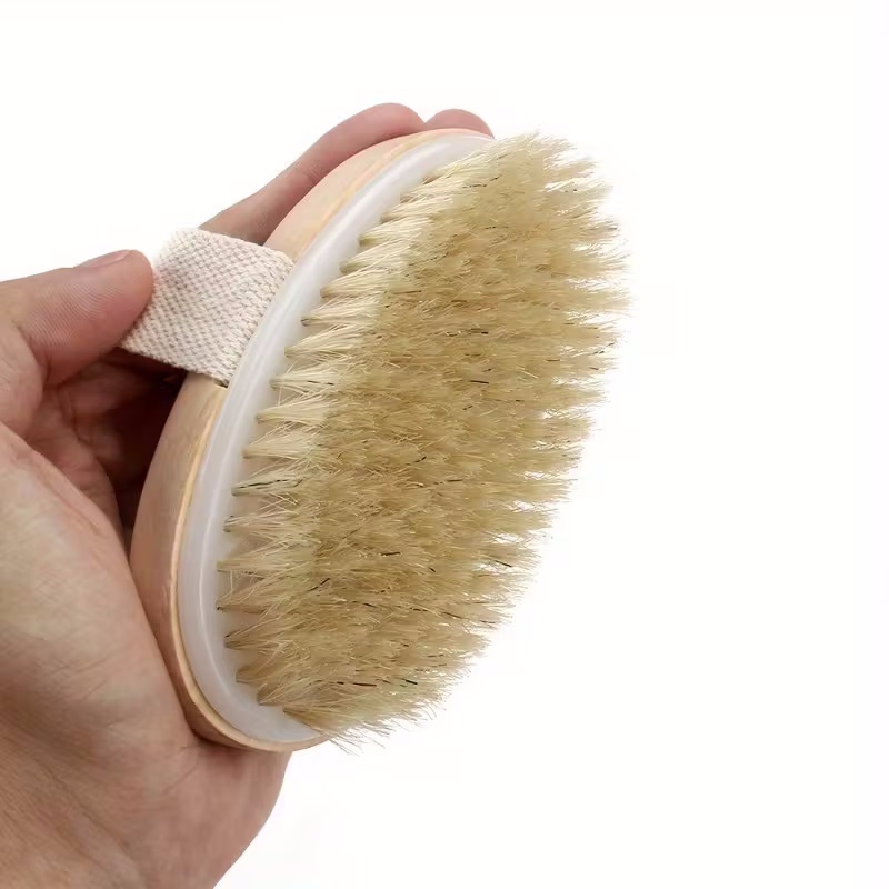 Wooden Bristle Body Brush Natu - đánh giá và giá Skincare B Erl