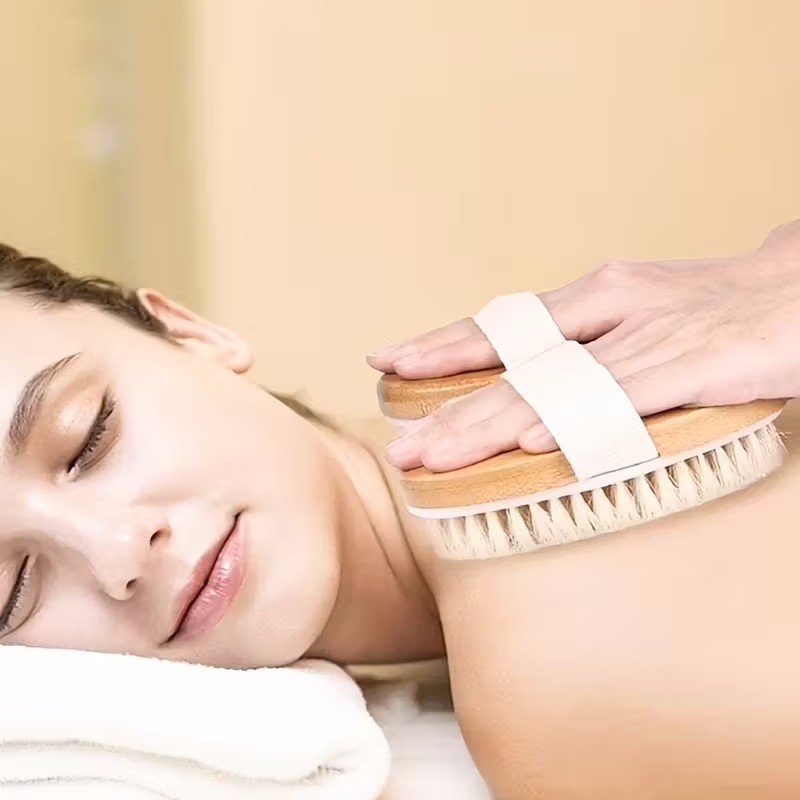 Wooden Bristle Body Brush Natu - đánh giá và giá Skincare B Erl